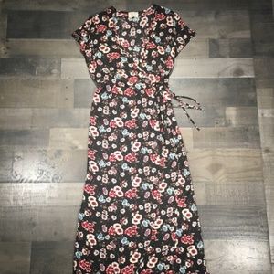 Emory Park Maxi Floral Wrap Dress